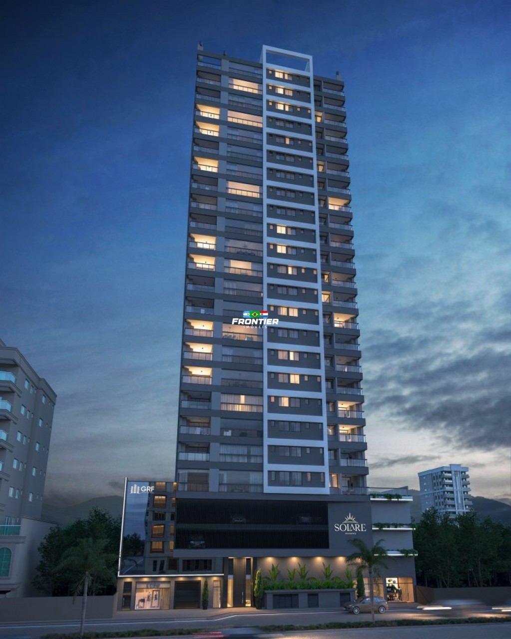 03 Su�tes frente avenida  Bal. Perequ�