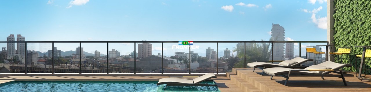 02 Su�tes em obra, entrega 2025 Bal. Perequ�