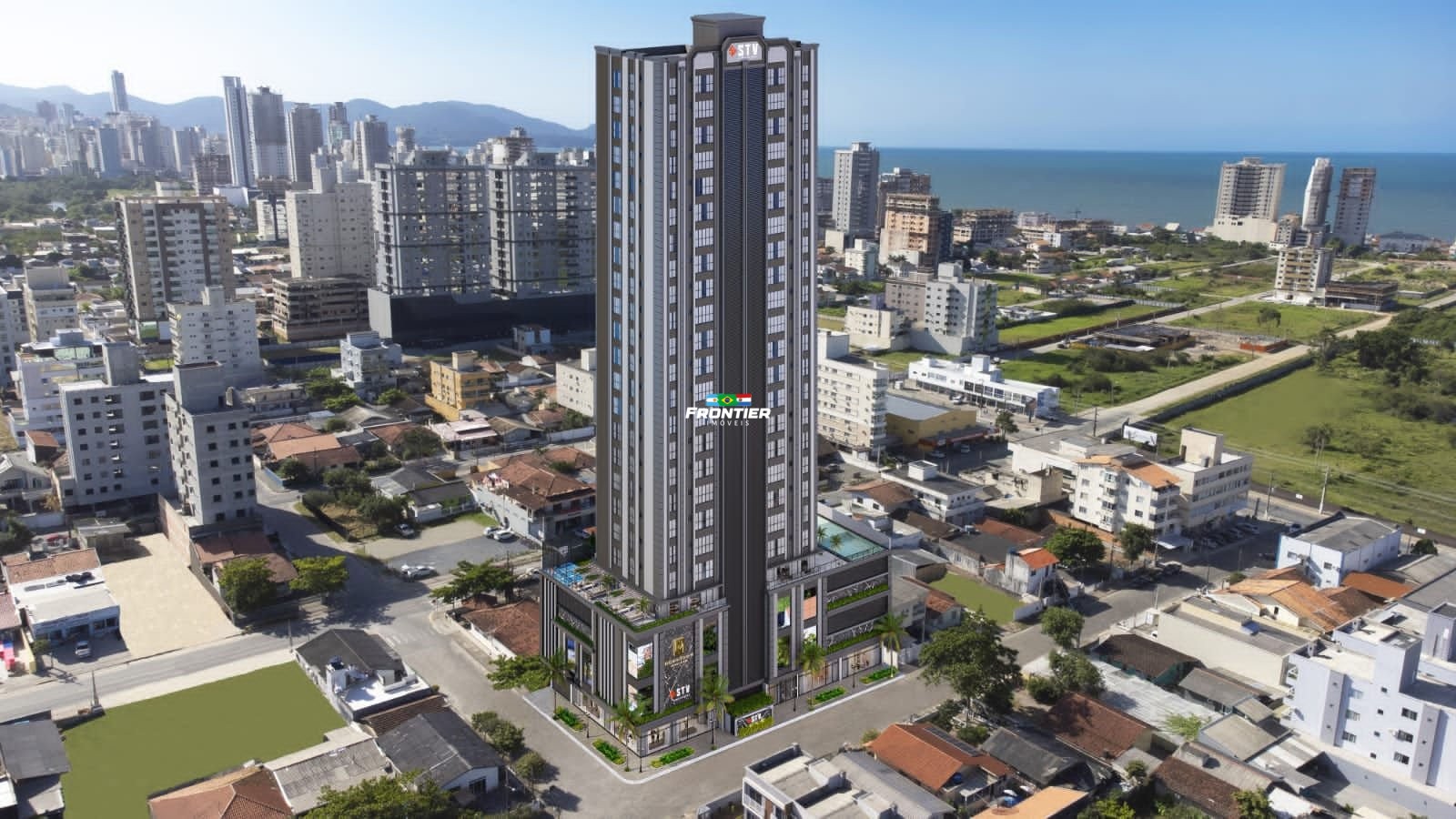 Loft 60m no Perequ, obra em andamento