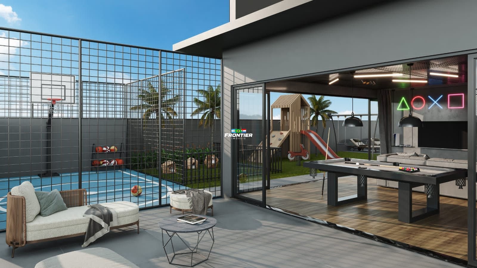 Loft 60m no Perequ, obra em andamento