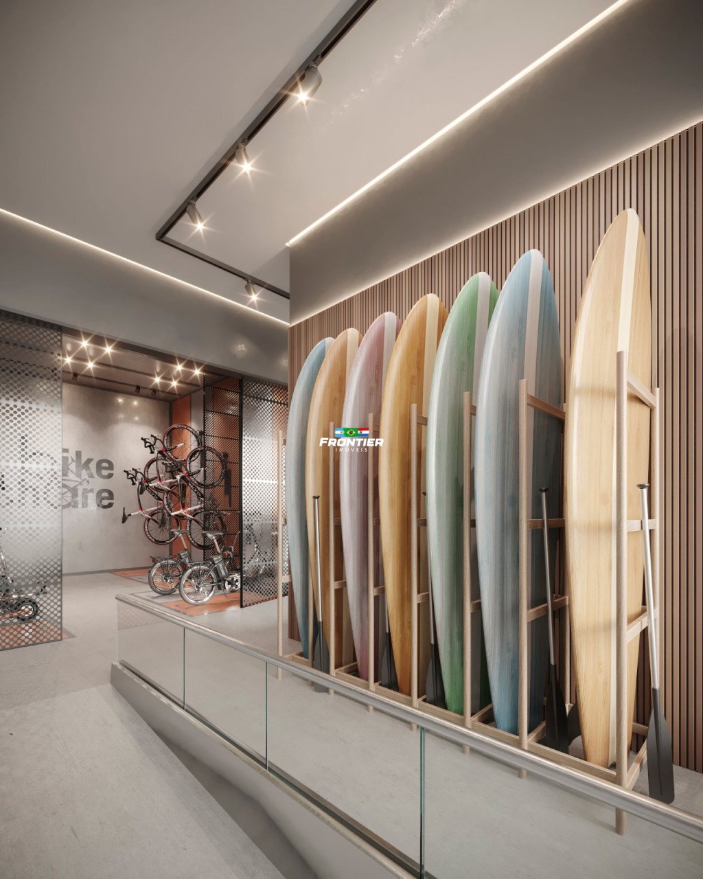 Loft frente avenida, 500 metro do mar