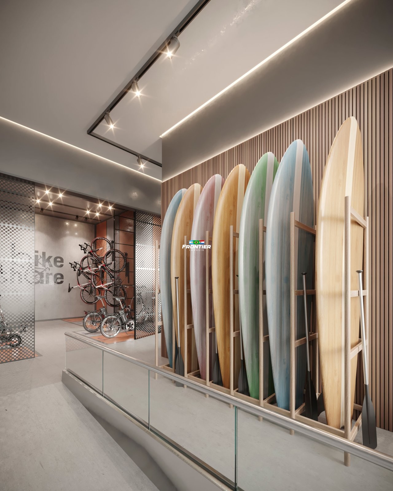 Loft frente avenida, 500 metro do mar