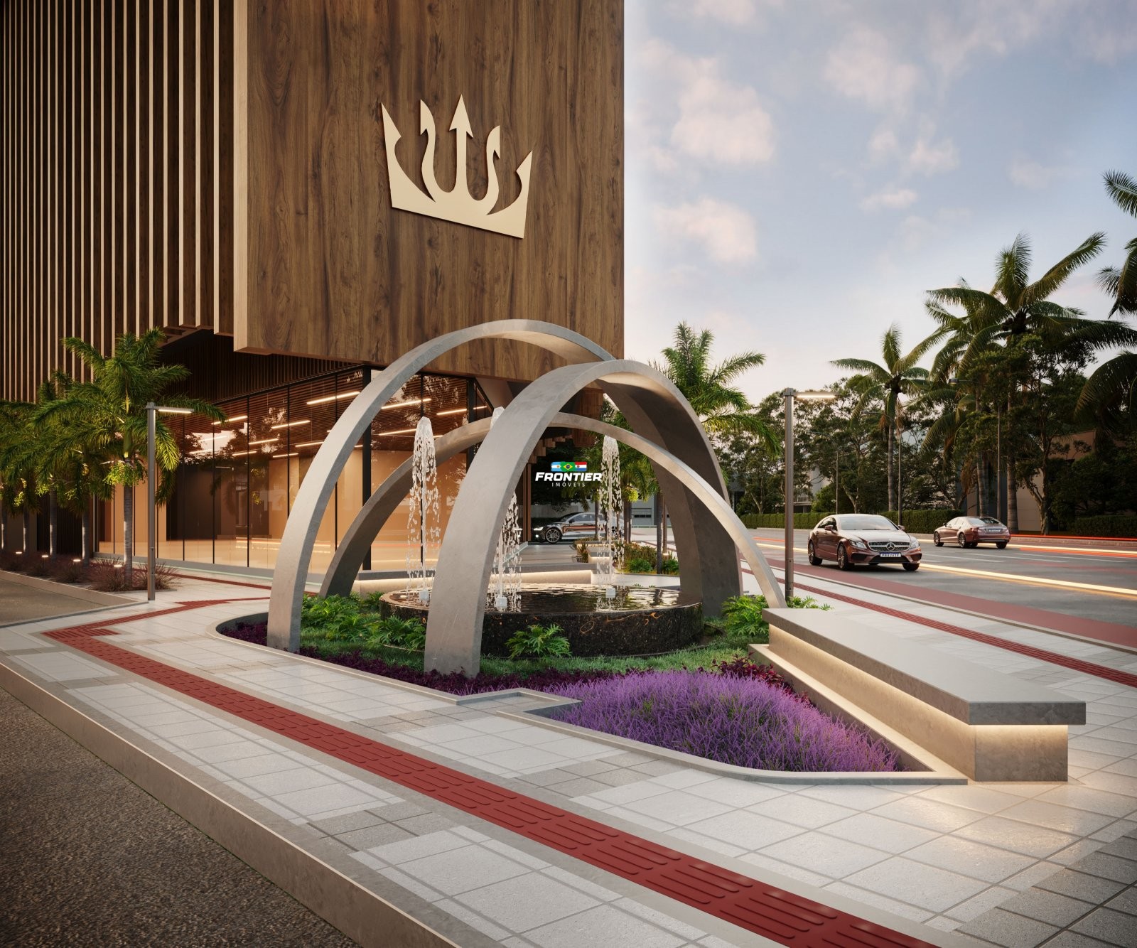 Loft frente avenida, 500 metro do mar