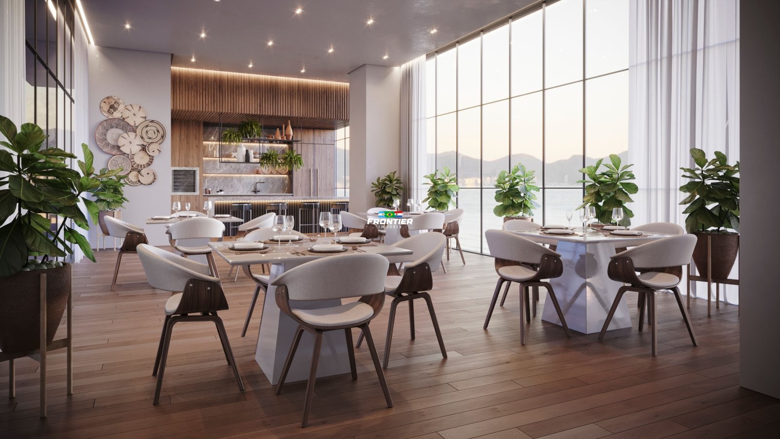 Loft frente avenida, 500 metro do mar