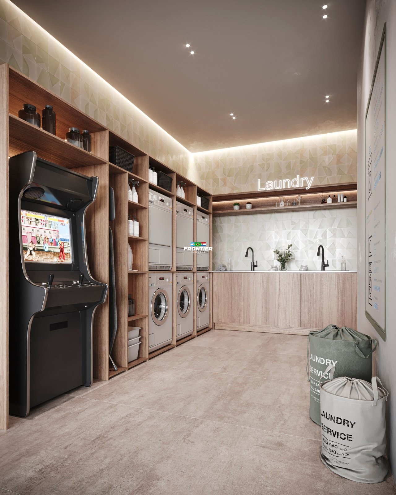 Loft frente avenida, 500 metro do mar