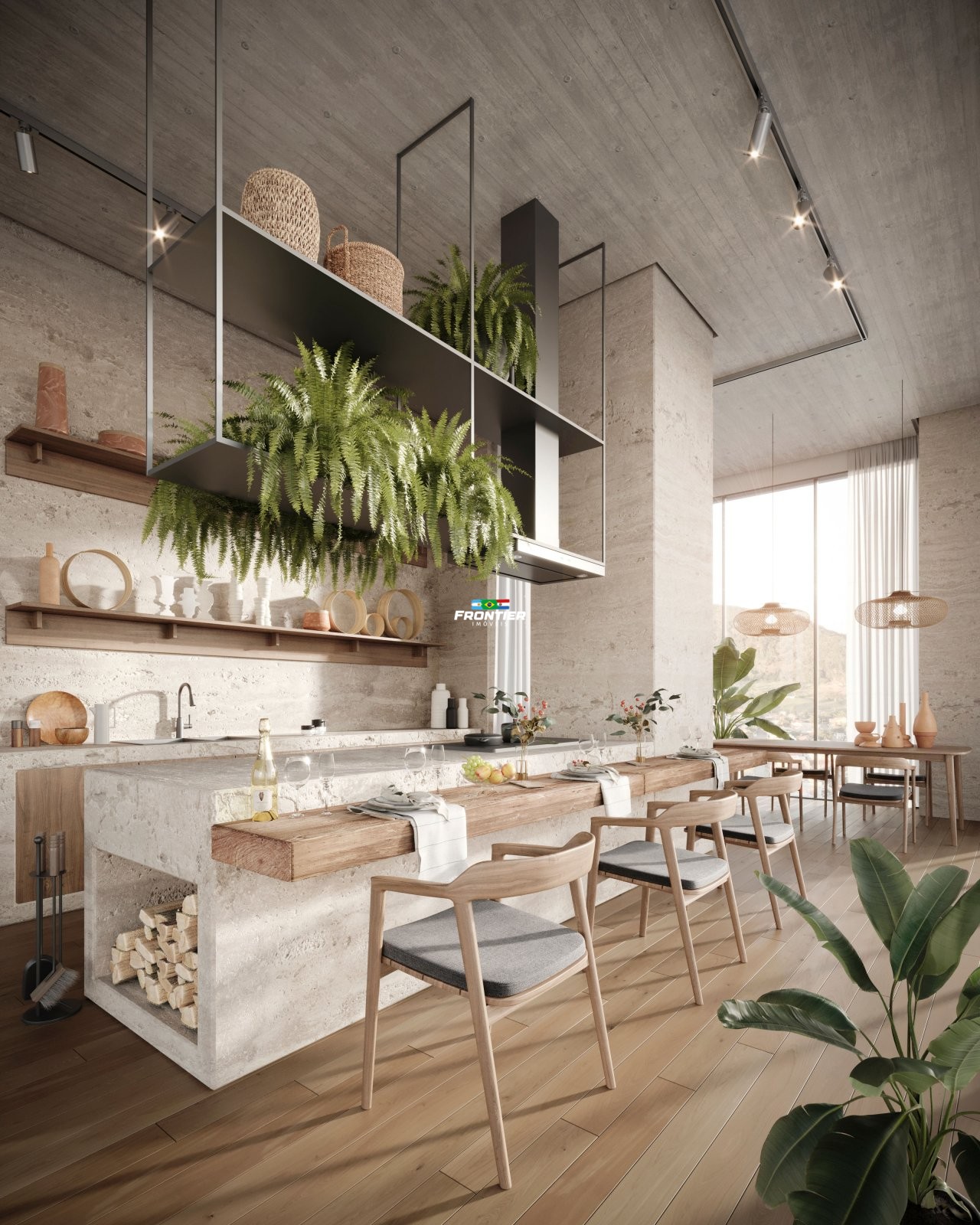 Loft frente avenida, 500 metro do mar