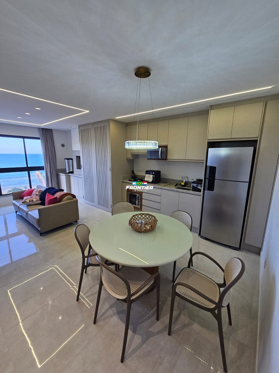 Apartamento em itapema vista mar permanente