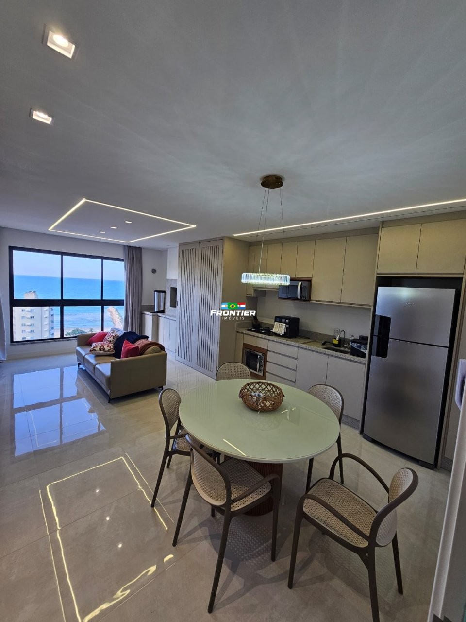 Apartamento em itapema vista mar permanente