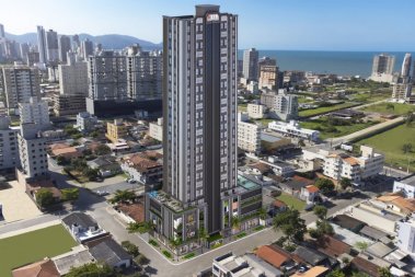 Loft 60m no Perequ, obra em andamento