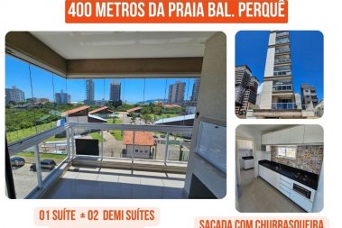 Loca��o anual Bal. Perequ�, 03 quartos